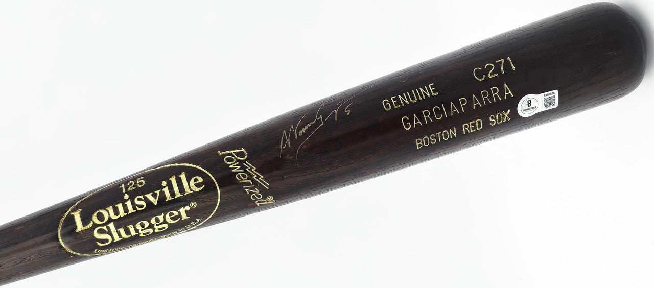 Nomar Garciaparra Autographed Game Issued Louisville Slugger C271 Baseball Bat Boston Red Sox Beckett BAS QR #BX67576