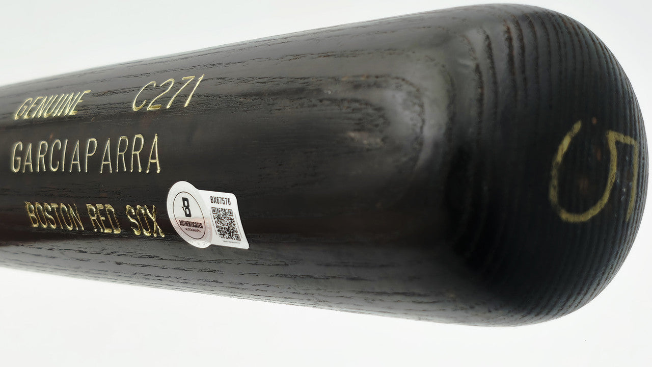Nomar Garciaparra Autographed Game Issued Louisville Slugger C271 Baseball Bat Boston Red Sox Beckett BAS QR #BX67576