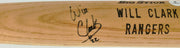 Will Clark Autographed Game Issued Rawlings 460WC Baseball Bat Texas Rangers Beckett BAS QR #BX67590