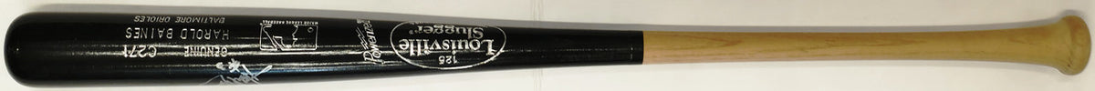 Harold Baines Autographed Game Issued Louisville Slugger C271 Baseball Bat Baltimore Orioles Beckett BAS QR #BX67601