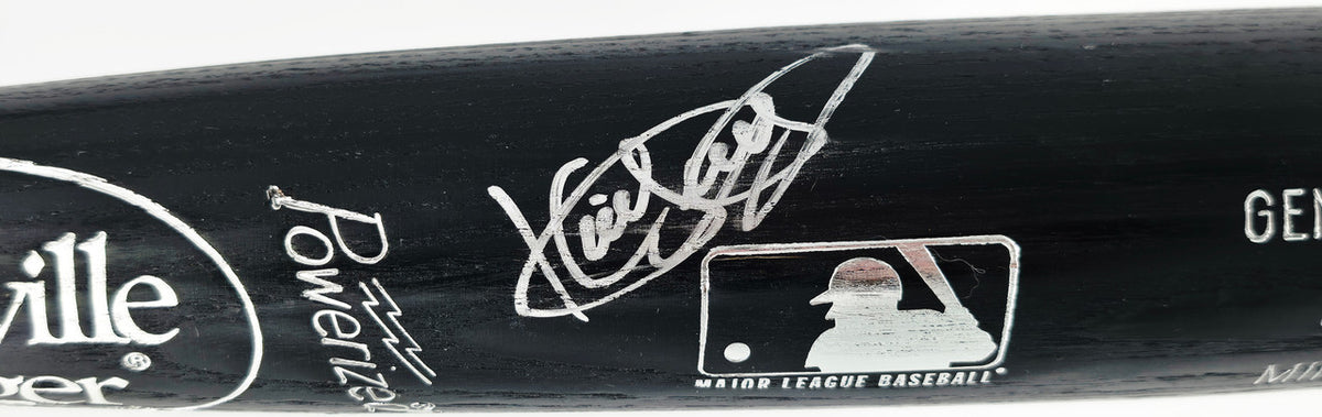 Kirby Puckett Autographed Black Louisville Slugger Game Model Baseball Bat Minnesota Twins JSA #BA00160