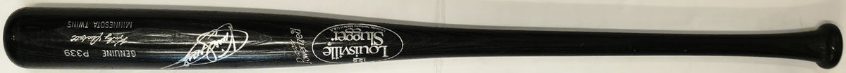 Kirby Puckett Autographed Black Louisville Slugger Game Model Baseball Bat Minnesota Twins JSA #BA00154