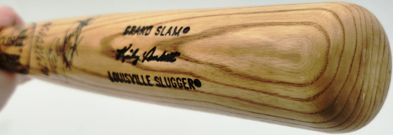 Kirby Puckett Autographed Blonde Louisville Slugger Game Model Baseball Bat Minnesota Twins "#34" JSA #ZZ19276