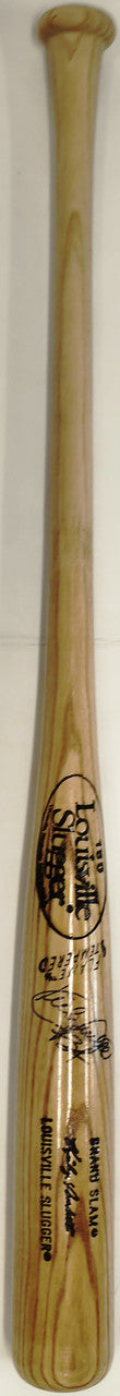 Kirby Puckett Autographed Blonde Louisville Slugger Game Model Baseball Bat Minnesota Twins "#34" JSA #ZZ19276