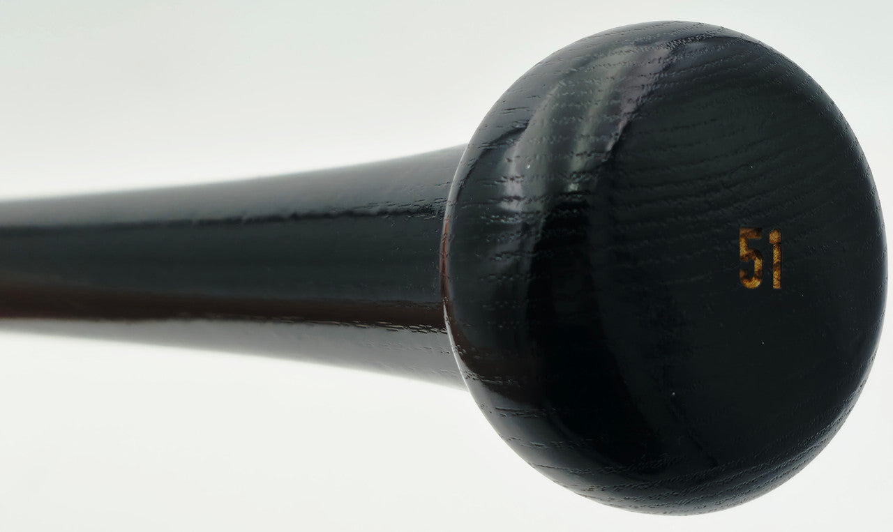 Ichiro Suzuki Autographed Black Mizuno 3000th Hit Baseball Bat Miami Marlins "#51" "8/7/16" MLB Holo #JB615295