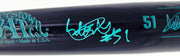 Ichiro Suzuki Autographed Blue 2025 Cooperstown HOF Induction Baseball Bat Seattle Mariners "#51" IS Holo & Beckett BAS Witness #3W344848