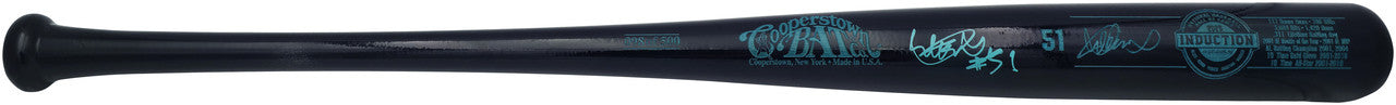 Ichiro Suzuki Autographed Blue 2025 Cooperstown HOF Induction Baseball Bat Seattle Mariners "#51" IS Holo & Beckett BAS Witness #3W344848