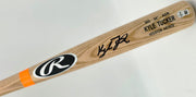 Kyle Tucker Autographed Blonde Rawlings Player Model Baseball Bat Houston Astros Beckett BAS QR #BU73641