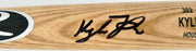 Kyle Tucker Autographed Blonde Rawlings Player Model Baseball Bat Houston Astros Beckett BAS QR #BU73641