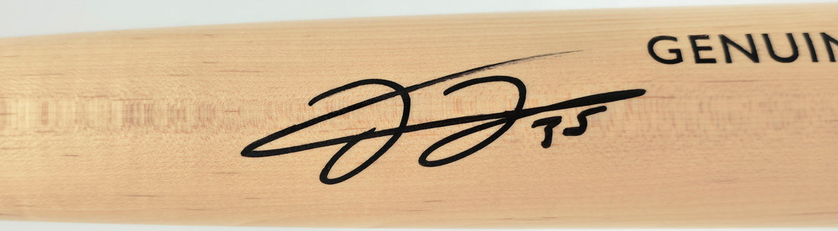Frank Thomas Autographed Blonde Louisville Slugger Genuine Baseball Bat Chicago White Sox Beckett BAS Witness #4W452244