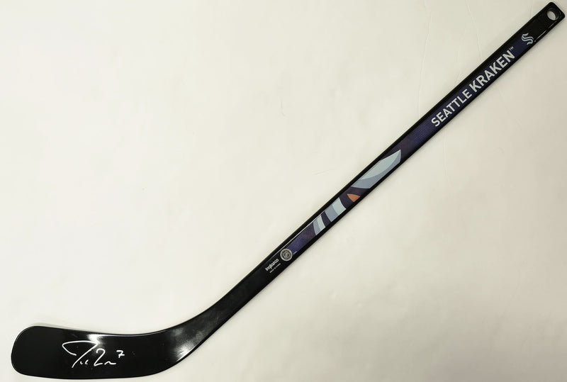 Jordan Eberle Autographed Black Mini Hockey Stick Seattle Kraken MCS Holo #102014