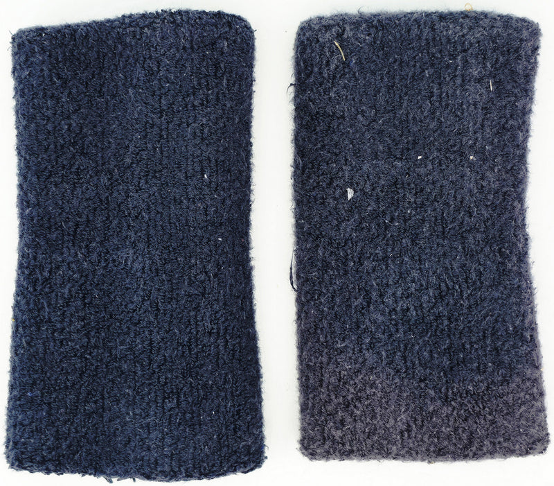 Unsigned Ichiro Suzuki 1999 Game Used Orix Blue Wave Black Mizuno Wristbands IS Holo SKU #267256