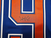 Edmonton Oilers Wayne Gretzky Autographed Orange & Blue Jersey Beckett BAS #AE85520