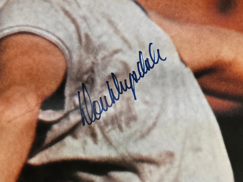 Don Drysdale Autographed 24x36 Poster Los Angeles Dodgers (Damaged) Beckett BAS QR #BR88759