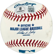 Leon Roberts Autographed Official MLB Baseball Detroit Tigers, Seattle Mariners Beckett BAS QR #BX67615