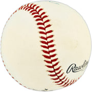 Mike Schmidt Autographed Official NL Baseball Philadelphia Phillies Beckett BAS QR #BX67616