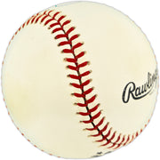 Chuck Connors Autographed Official NL Baseball Brooklyn Dodgers The Rifleman Beckett BAS QR #BX67627