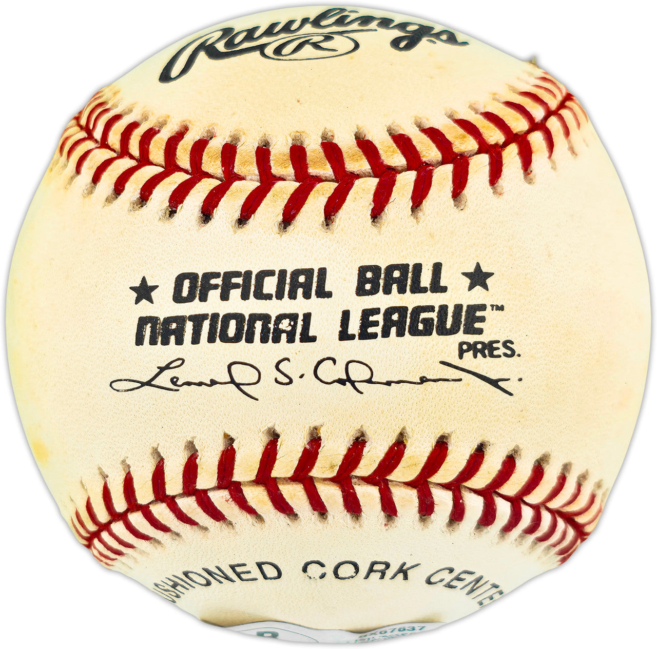 Mike Schmidt Autographed Official NL Baseball Philadelphia Phillies "95" Beckett BAS QR #BX67637