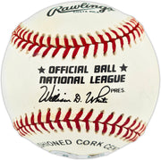 Frank Robinson Autographed Official NL Baseball Cincinnati Reds, Baltimore Orioles Beckett BAS QR #BX67641