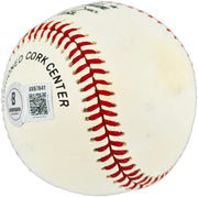 Frank Robinson Autographed Official NL Baseball Cincinnati Reds, Baltimore Orioles Beckett BAS QR #BX67641
