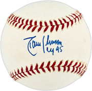 Randy Johnson Autographed Official AL Baseball Seattle Mariners "CY 95" Beckett BAS QR #BX67650