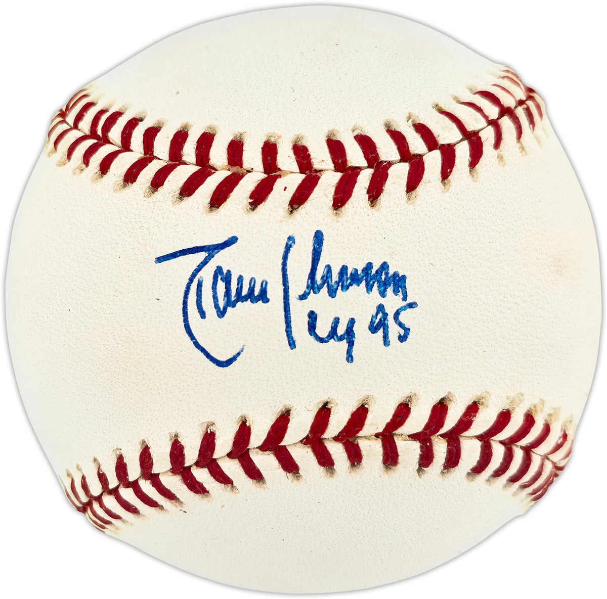 Randy Johnson Autographed Official AL Baseball Seattle Mariners "CY 95" Beckett BAS QR #BX67650