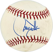 Larry Walker Autographed Official MLB Baseball Colorado Rockies Beckett BAS QR #BX67658