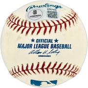 Larry Walker Autographed Official MLB Baseball Colorado Rockies Beckett BAS QR #BX67658