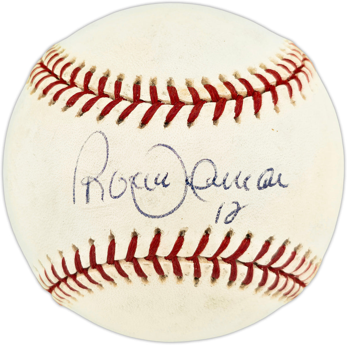 Roberto Alomar Autographed Official 2000 Japan All Star Series Logo MLB Game Baseball Toronto Blue Jays Beckett BAS QR #BX67660