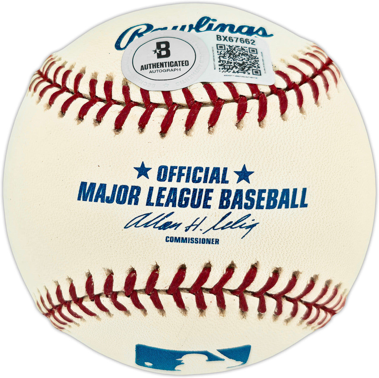 Paul Molitor Autographed Official MLB Baseball Milwaukee Brewers, Minnesota Twins Beckett BAS QR #BX67662