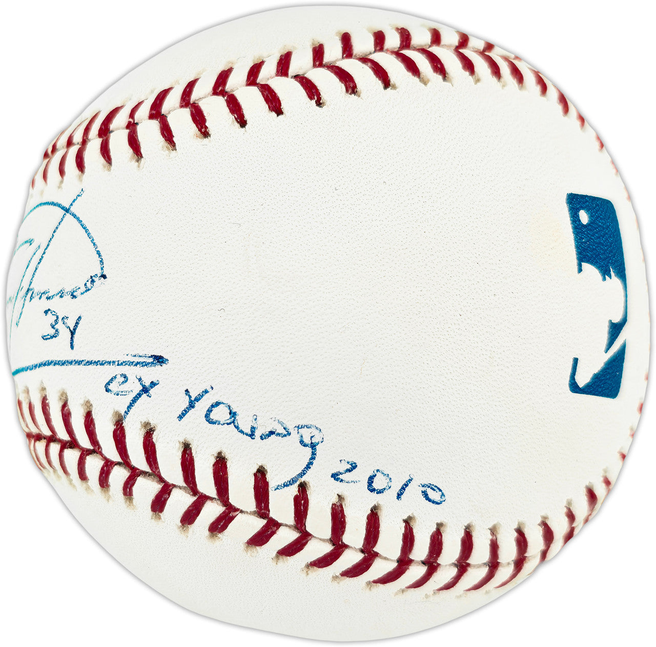 Felix Hernandez Autographed Official MLB Baseball Seattle Mariners "Cy Young 2010" Beckett BAS QR #BX67663