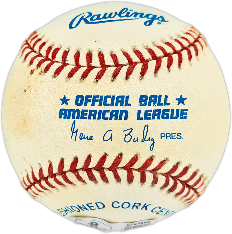 Don Robinson Autographed Official AL Baseball Pittsburgh Pirates, San Francisco Giants Beckett BAS QR #BX67669
