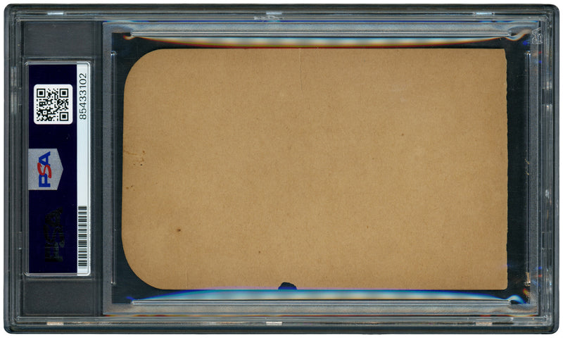 Babe Ruth Autographed 3x5 Album Page New York Yankees PSA/DNA #85433102