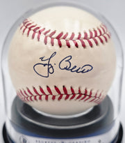 Yogi Berra Autographed Official AL Baseball New York Yankees Auto Grade Mint 9 Beckett BAS #20778608