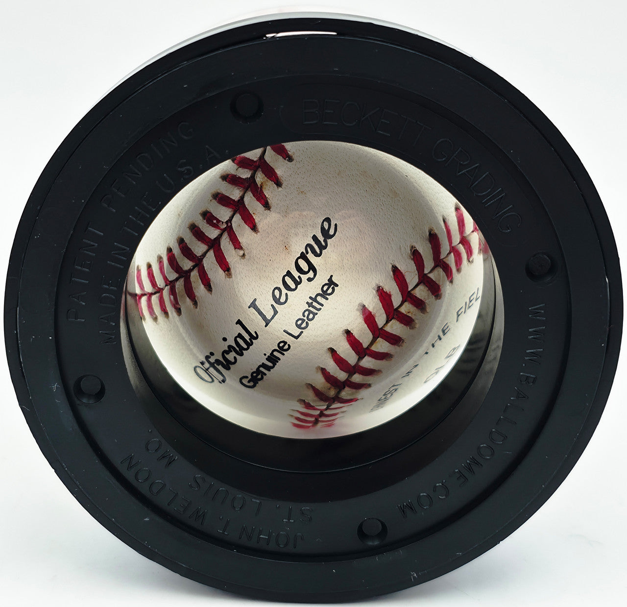 Barry Bonds Autographed Official League Baseball San Francisco Giants Auto Grade Mint 9 Beckett BAS #20778604