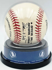 Willie McCovey Autographed Official NL Baseball San Francisco Giants Auto Grade Mint 9 "521 HR's" Beckett BAS #20779081