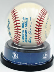 Mickey Mantle Autographed Official AL Baseball New York Yankees Auto Grade Mint 9 Beckett BAS #20779087