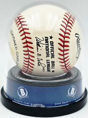 Willie Mays Autographed Official NL Baseball San Francisco Giants Auto Grade Mint 9 Beckett BAS #20779710