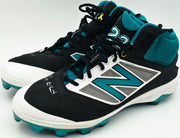 Robinson Cano Autographed Game Used Black & Teal New Balance Cleats (Dual Signed) Seattle Mariners Size 13 PSA/DNA #7A96547 & 7A96548