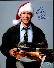 Chevy Chase Autographed 11x14 Photo Christmas Vacation Beckett BAS QR #BW02353