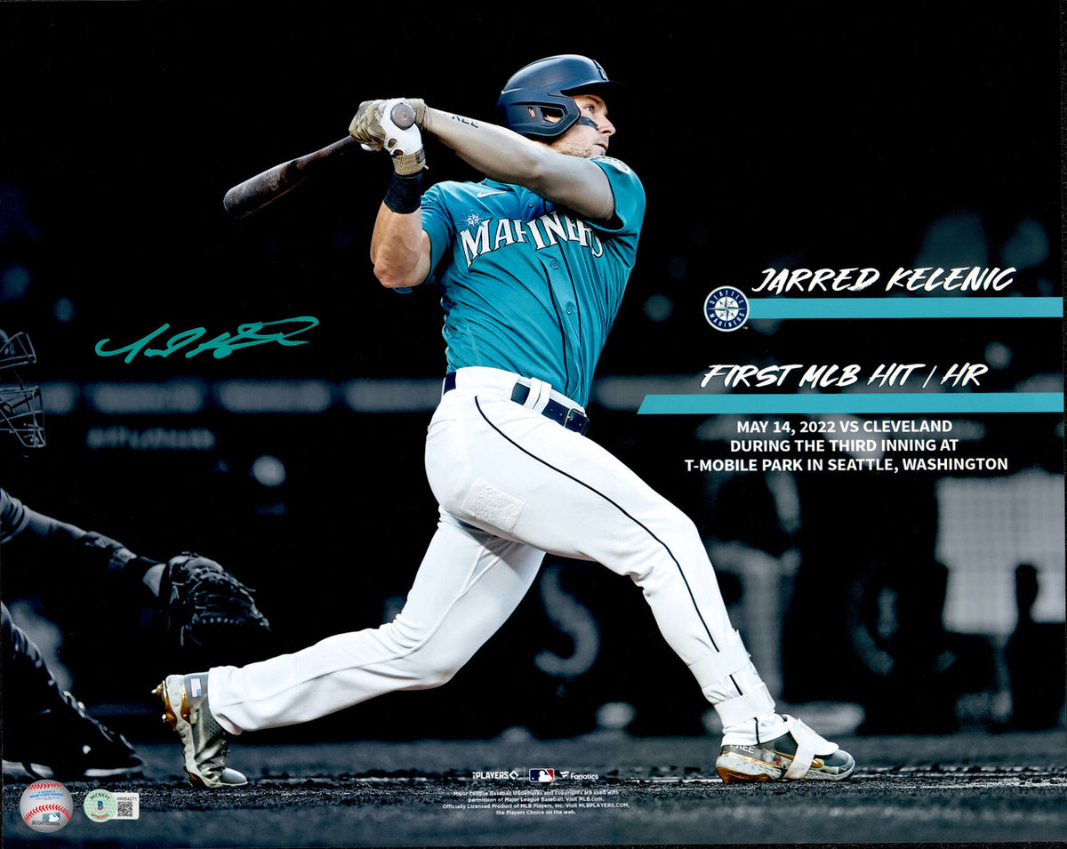 Jarred Kelenic Autographed 16x20 Photo Seattle Mariners Beckett BAS Witness #WW54271