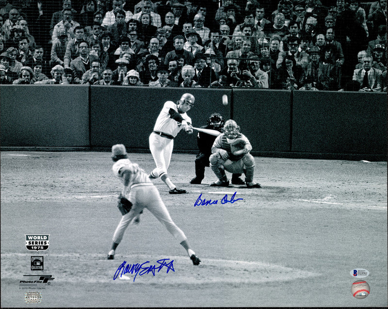 Rawly Eastwick & Bernie Carbo Autographed 16x20 Photo Beckett BAS #D24961
