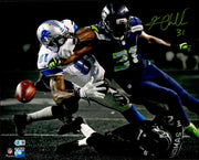 Kam Chancellor Autographed 16x20 Photo Seattle Seahawks (Smudged) Beckett BAS Witness #4W380855