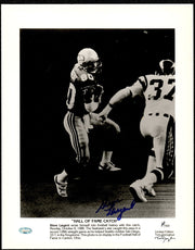 Steve Largent Autographed 11x14 Photo Seattle Seahawks (Damaged) MCS Holo #88901