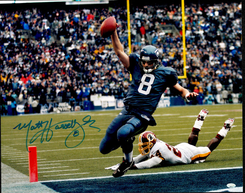 Matt Hasselbeck Autographed 16x20 Photo Seattle Seahawks MCS Holo #48271