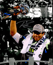 Russell Wilson Autographed 16x20 Photo Seattle Seahawks RW Holo #6804