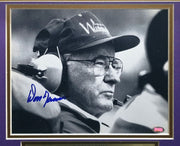 Don James Autographed Framed 8x10 Photo Washington Huskies MCS Holo #88806