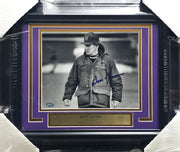Don James Autographed Framed 8x10 Photo Washington Huskies MCS Holo #88810
