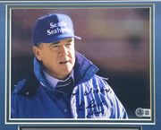 Chuck Knox Autographed Framed 8x10 Photo Seattle Seahawks Beckett BAS #AE16566