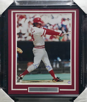Tony Perez Autographed Framed 16x20 Photo Cincinnati Reds Beckett BAS QR #BS30411